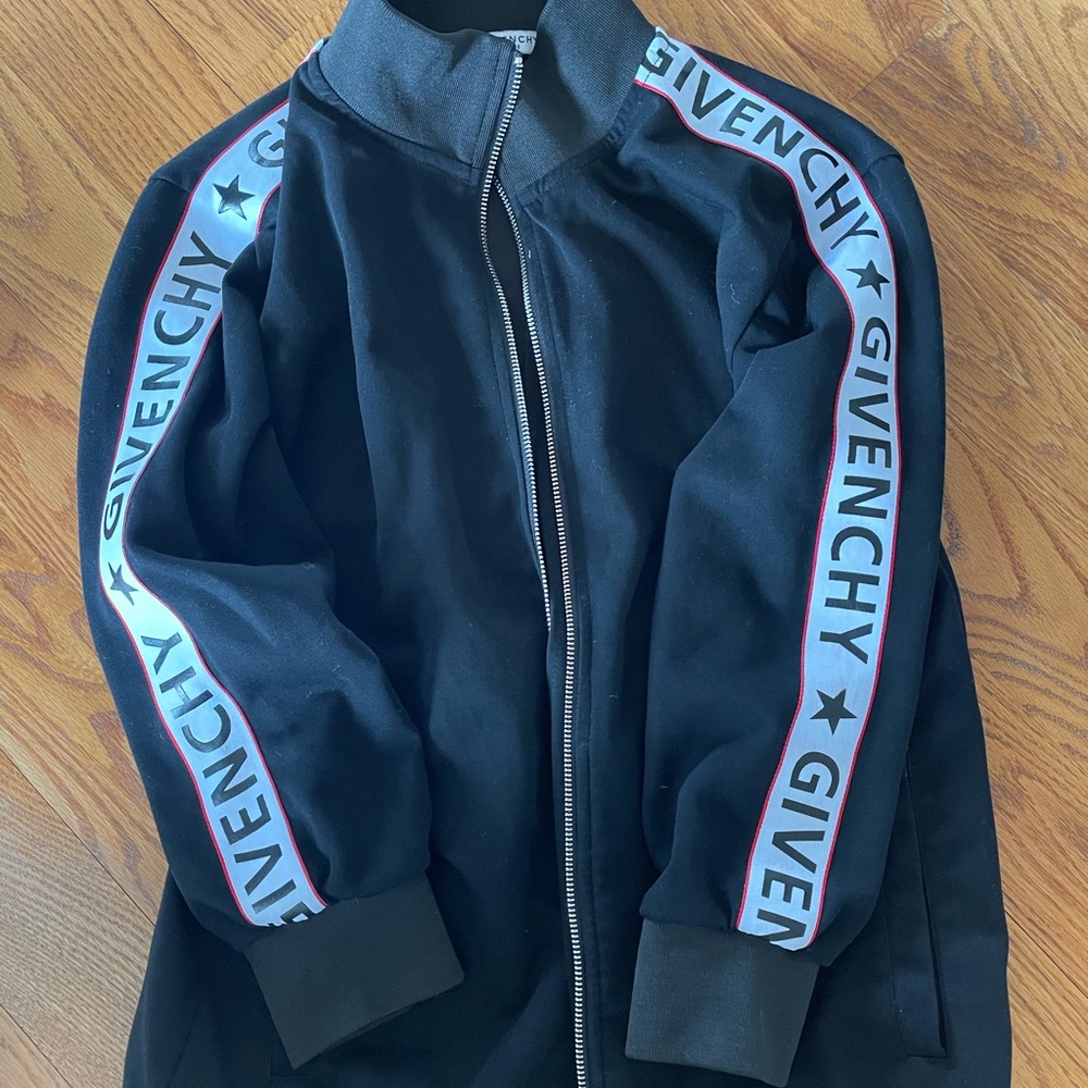 Black Givenchy Sweater with zipper